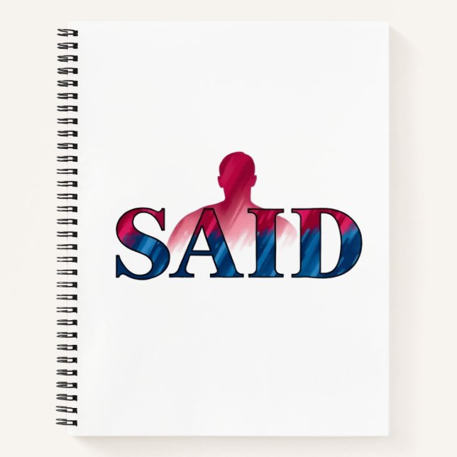 carnet spiral de luxe de 8,5 po x 11 po (Devant)