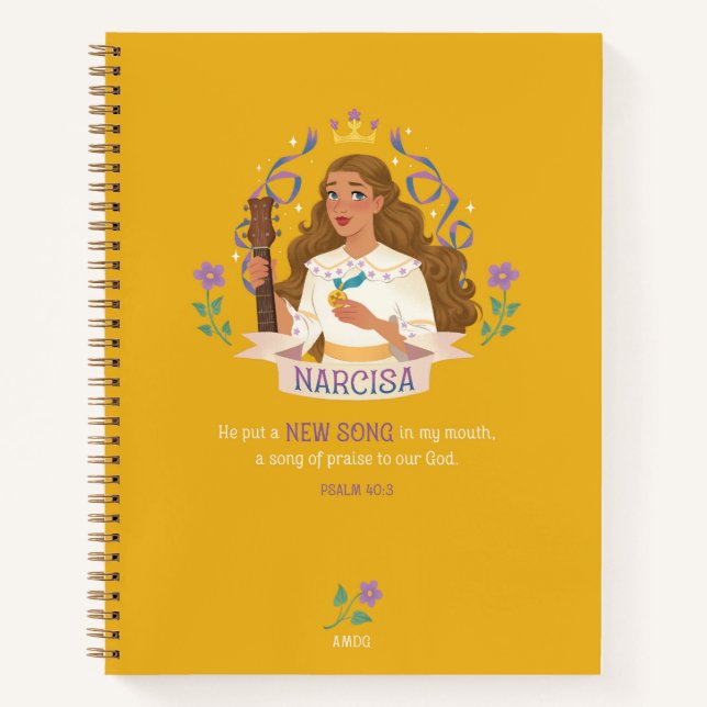 Carnet Spiral de Saint Narcisa de Jesús (Devant)