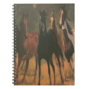 Carnet spiral des chevaux