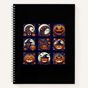 Carnet spiral d'Halloween