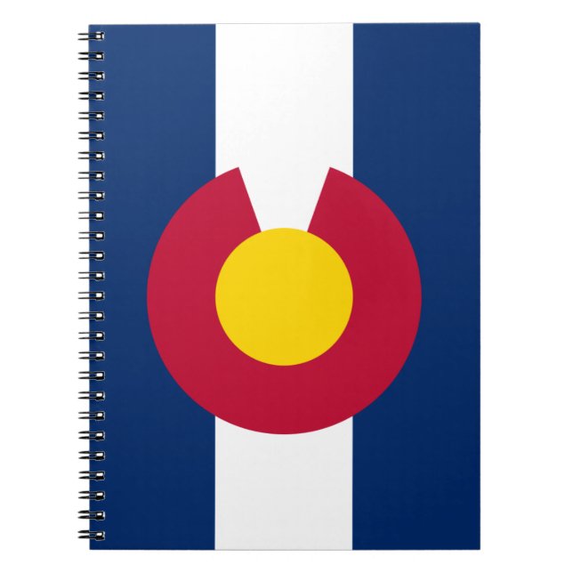 Carnet Spiral Drapeau du Colorado (Devant)