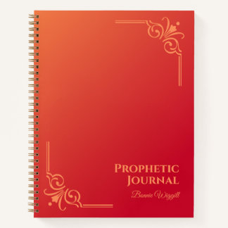 Carnet Spiral du journal prophétique personnalisé