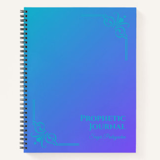 Carnet Spiral du journal prophétique personnalisé