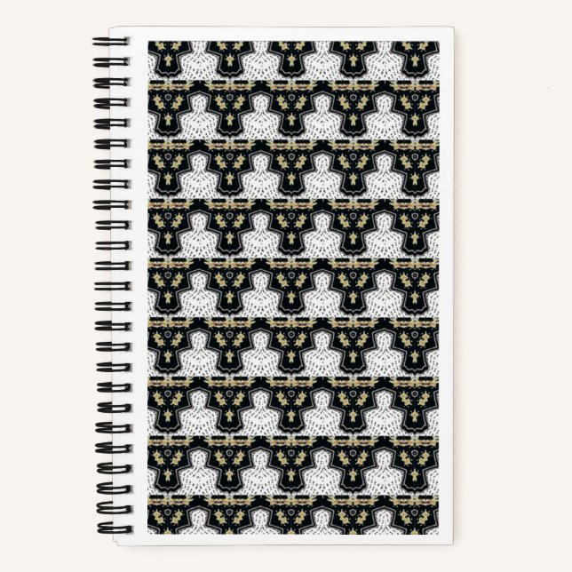 Carnet Spiral En noir et blanc 5,5'' x8,5''' (Recto)