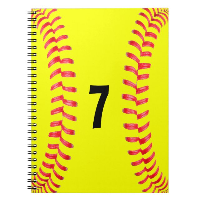 Carnet Spiral Étudiant-Athlète Softball Fastpitch (Devant)