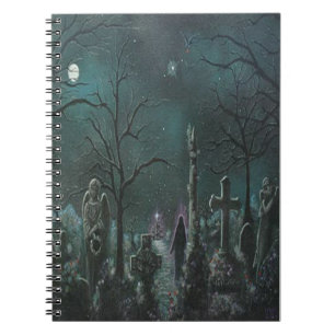 Carnet spiral fantôme du cimetière