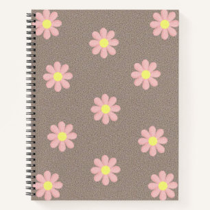 Carnet spiral floral