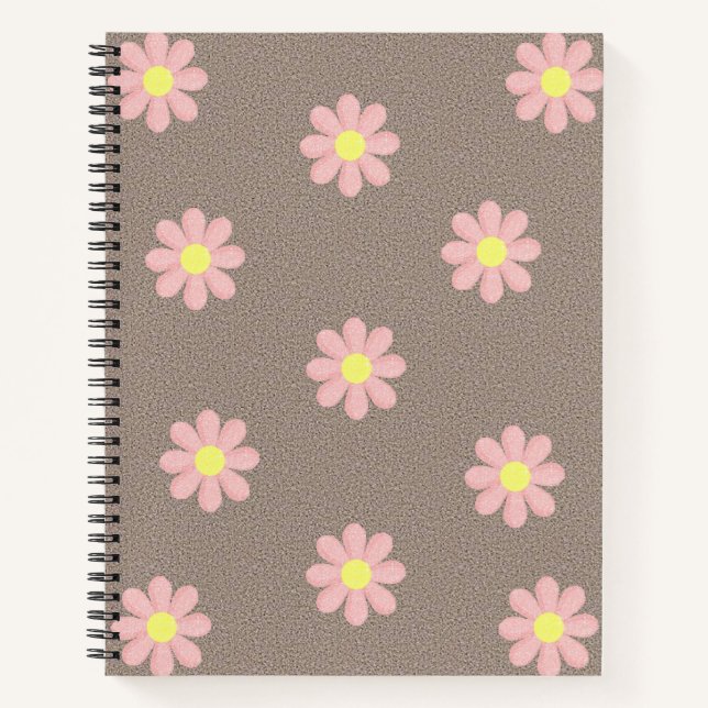 Carnet spiral floral (Devant)
