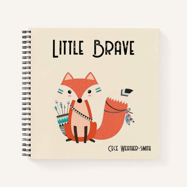 Carnet Spiral - Little Brave (Devant)