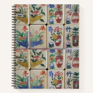 Carnet spiral Mahjong