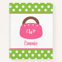 Carnet spiral monogramme Bermuda Sac