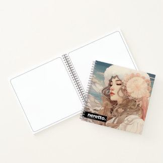 Carnet spiral Neretto 8,5 po x 8,5 po