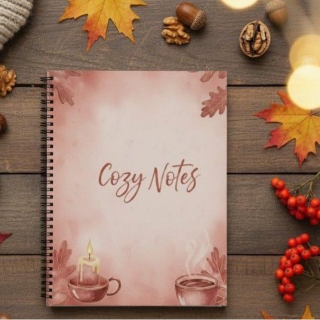 Carnet Spiral Notebook Cozy Notes" Autumn Vibes Deluxe Sp (Créateur téléchargé)