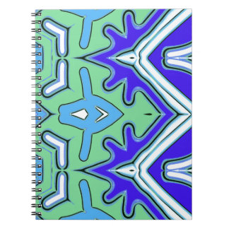 Carnet Spiral Notebook, Multicolor unique pattern design