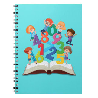Carnet spiral notebook preschool 80 lined pages