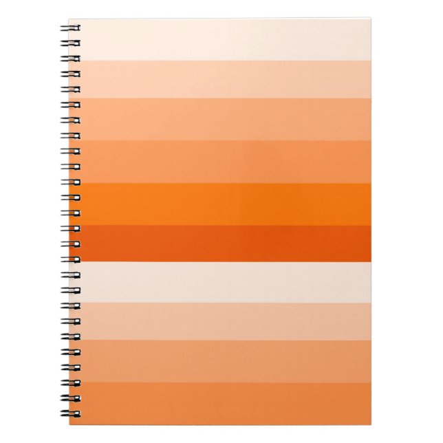 Carnet spiral orange (Devant)