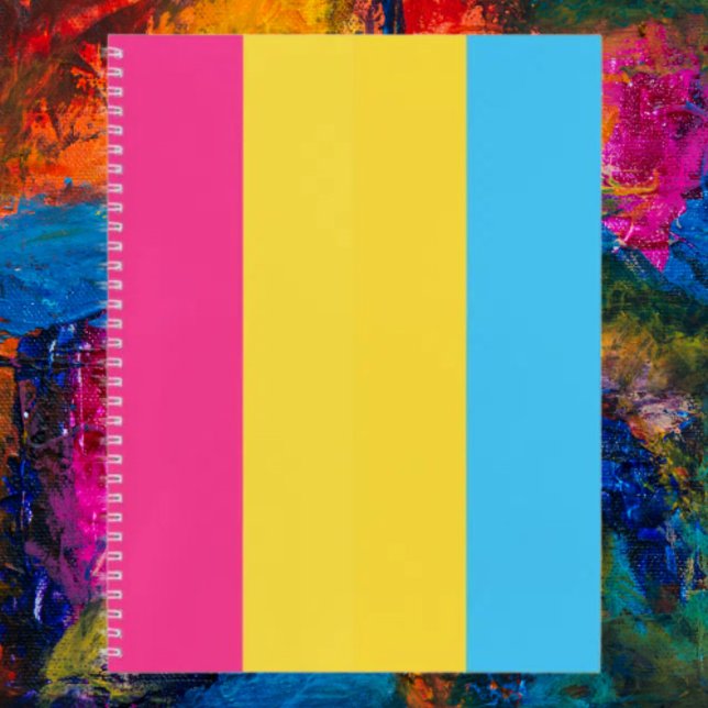 Carnet spiral Pan Pride (Créateur téléchargé)