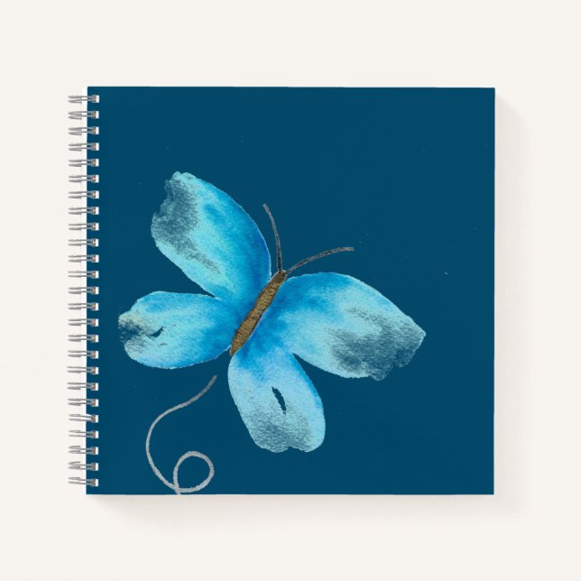 Carnet spiral papillon (Devant)