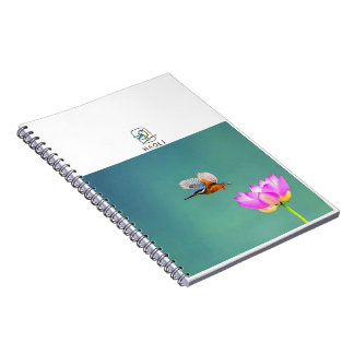 carnet spiral personnalisé du journal de couvertur