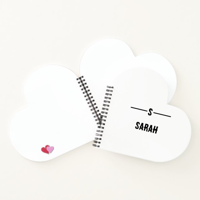 Carnet Spiral Personnalisé - Simple et élégant (Intérieur)