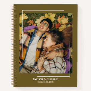 Carnet Spiral photo Couple de la saison automnale