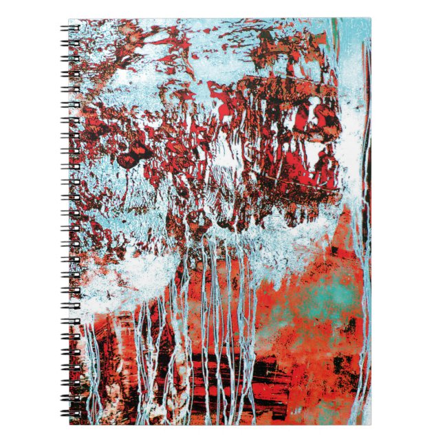 Carnet Spiral Photo Notebook – Corrosion Pulse (Devant)