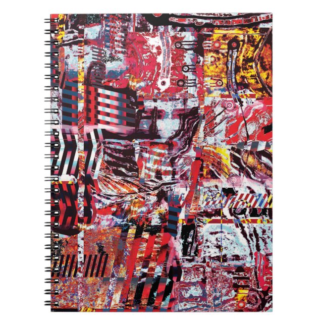 Carnet Spiral Photo Notebook – Fragmented Pulse (Devant)