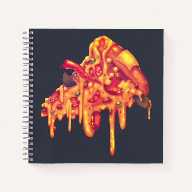 Carnet Spiral Pizza Savoureux (Devant)