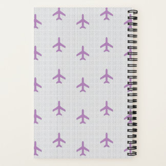 Carnet Spiral Plane Personnalisé