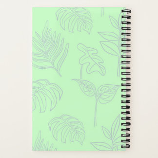 Carnet Spiral Plante personnalisé