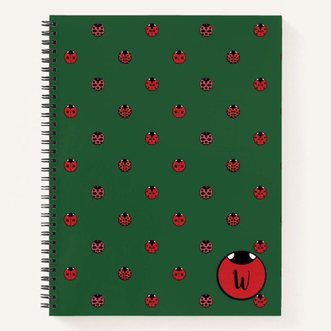 Carnet Spiral Pois Ladybug (Devant)