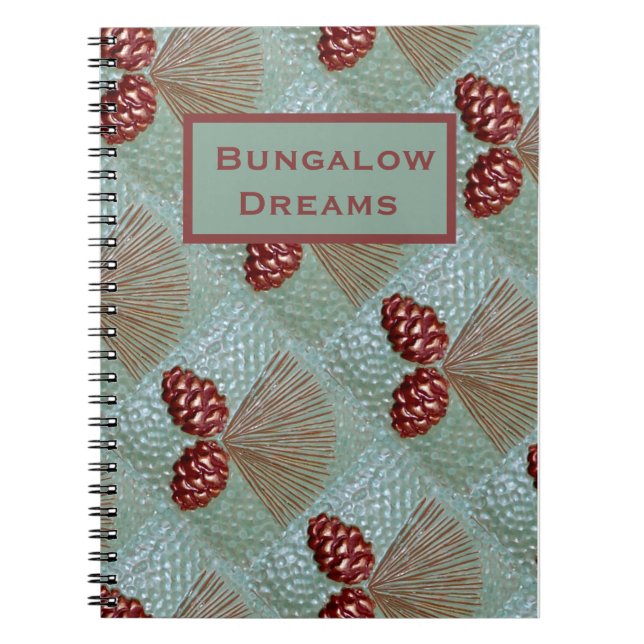 Carnet Spiral Ponderosa Pinecone (Devant)
