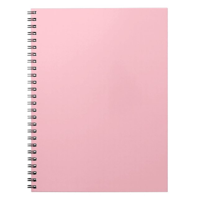 Carnet spiral rose (Devant)