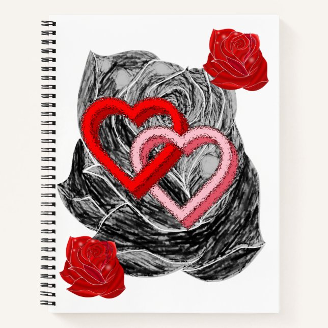 Carnet Spiral Saint Valentin (Devant)
