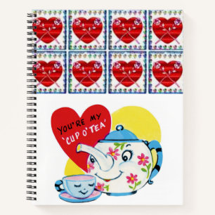 Carnet Spiral Saint Valentin