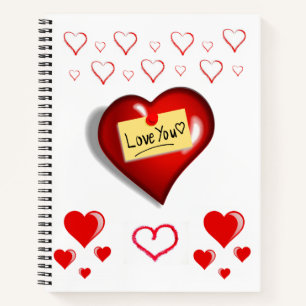 Carnet Spiral Saint Valentin