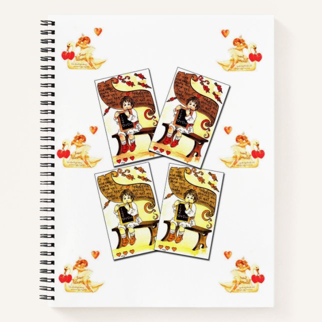 Carnet Spiral Saint Valentin (Devant)