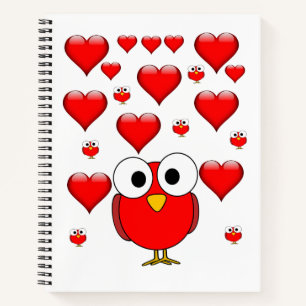 Carnet Spiral Saint Valentin