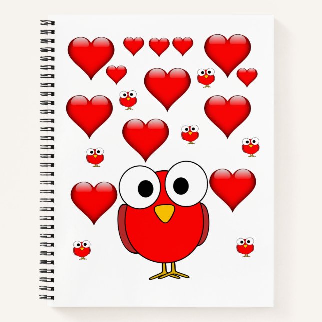 Carnet Spiral Saint Valentin (Devant)