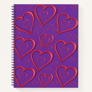 Carnet Spiral Saint Valentin