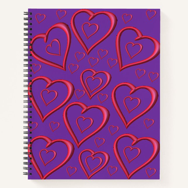 Carnet Spiral Saint Valentin (Devant)