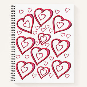 Carnet Spiral Saint Valentin