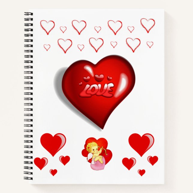 Carnet Spiral Saint Valentin (Devant)