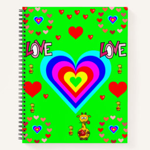 Carnet Spiral Saint Valentin