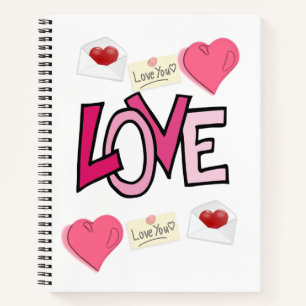 Carnet Spiral Saint Valentin