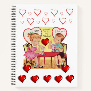 Carnet Spiral Saint Valentin