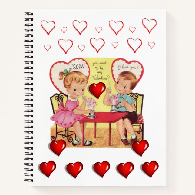 Carnet Spiral Saint Valentin (Devant)