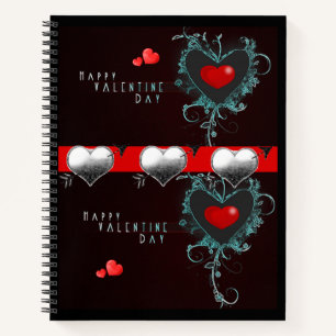 Carnet Spiral Saint Valentin