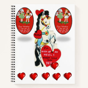 Carnet Spiral Saint Valentin