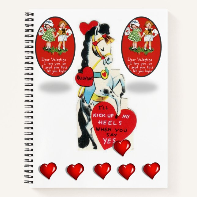 Carnet Spiral Saint Valentin (Devant)